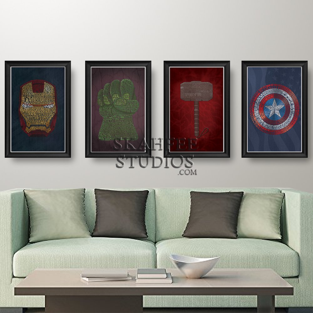 Avengers Four Set - Click Image to Close