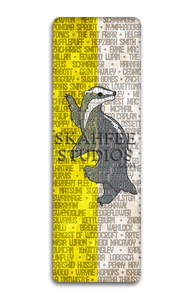 Harry Potter Hufflepuff Bookmark - Click Image to Close