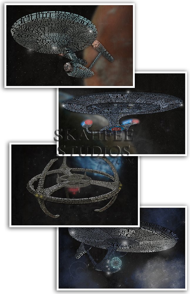 Star Trek Four Set - Click Image to Close