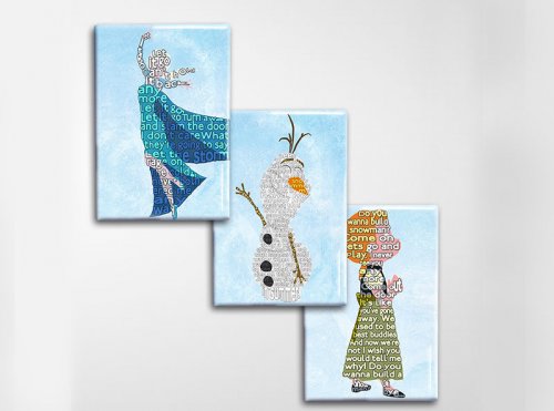 Frozen Art Magnet Set