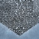 Batman Typography Print