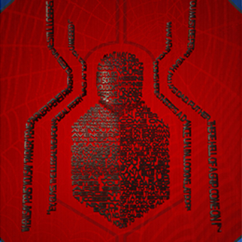 Spider-Man Typography Print
